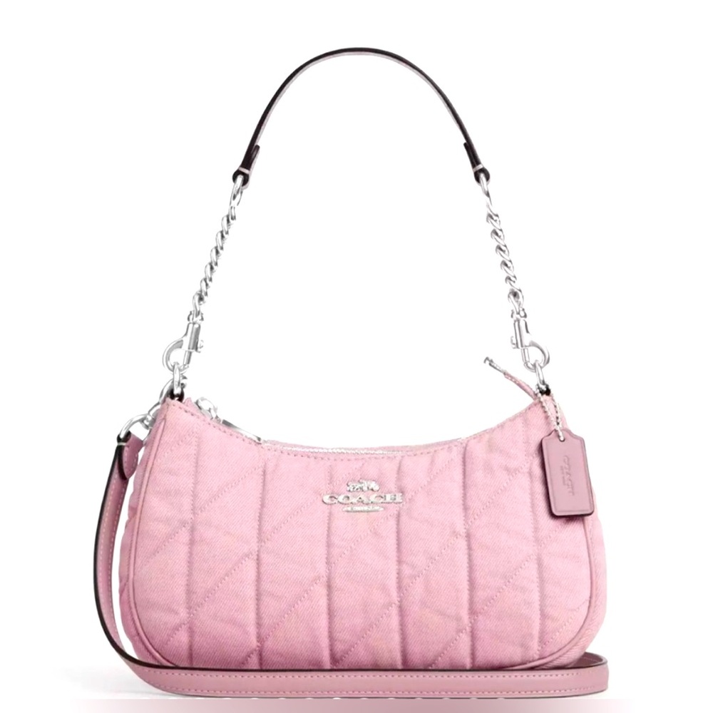 NWT Coach! Teri Shoulder Bag Sv/Ballerina/Carnation